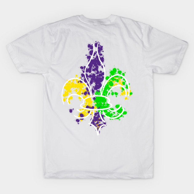 Mardi Gras Fleur De Lis by Stephanie Kennedy 